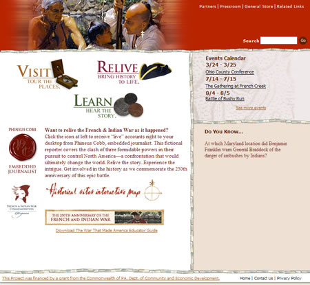 French & Indian War 250 Website